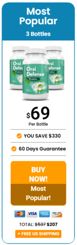 Oral Defense 3 Bottle Pricing